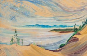 Untitled, Strait of Juan de Fuca from the Gravel Pit