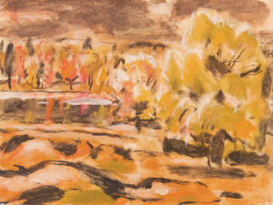 Tree by the River (Stormy October: Gull River)