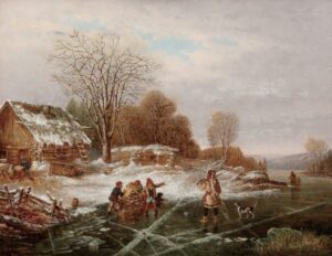 Returning from the Hunt, near St. Césaire, Lower Canada