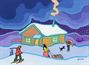Returning on a Winter Night